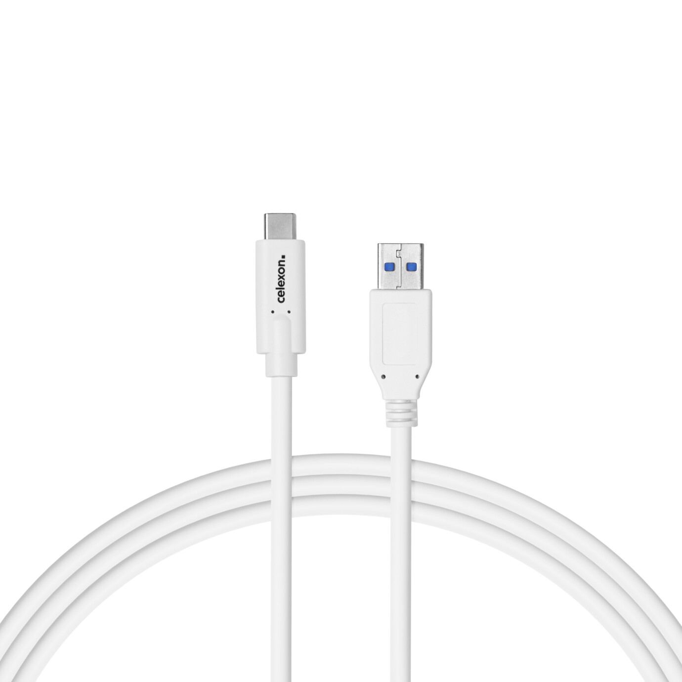 Vorschau: celexon USB-C zu USB-A - USB 3.1 Gen2 Kabel, 0,5m, weiß