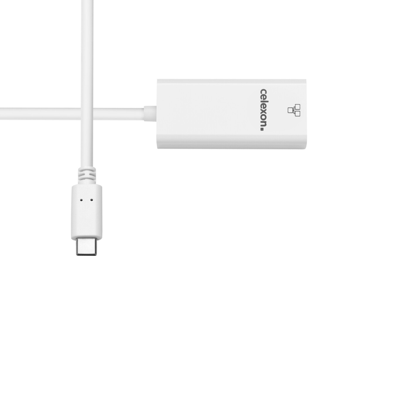 Vorschau: celexon USB-C zu Ethernet Adapter, weiß