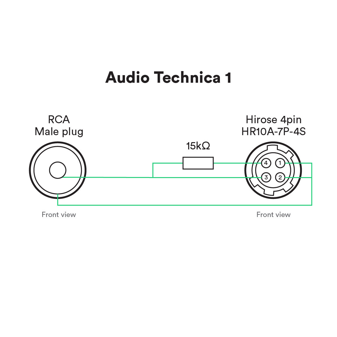 Vorschau: Catchbox Mod Adapter Kabel mit 4-pin Hirose (AudioTechnica)