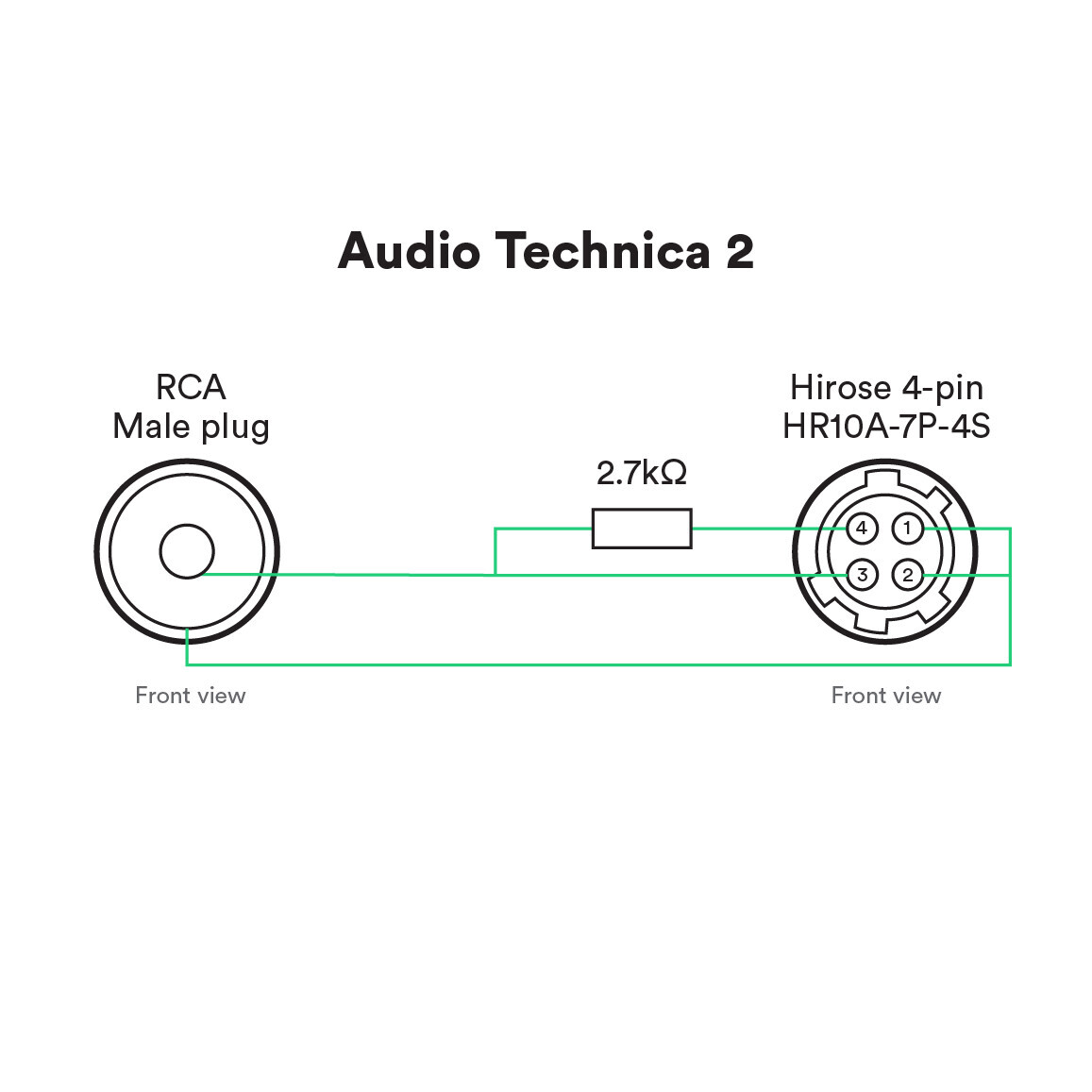 Vorschau: Catchbox Mod Adapter Kabel mit 4-pin Hirose (AudioTechnica-2)