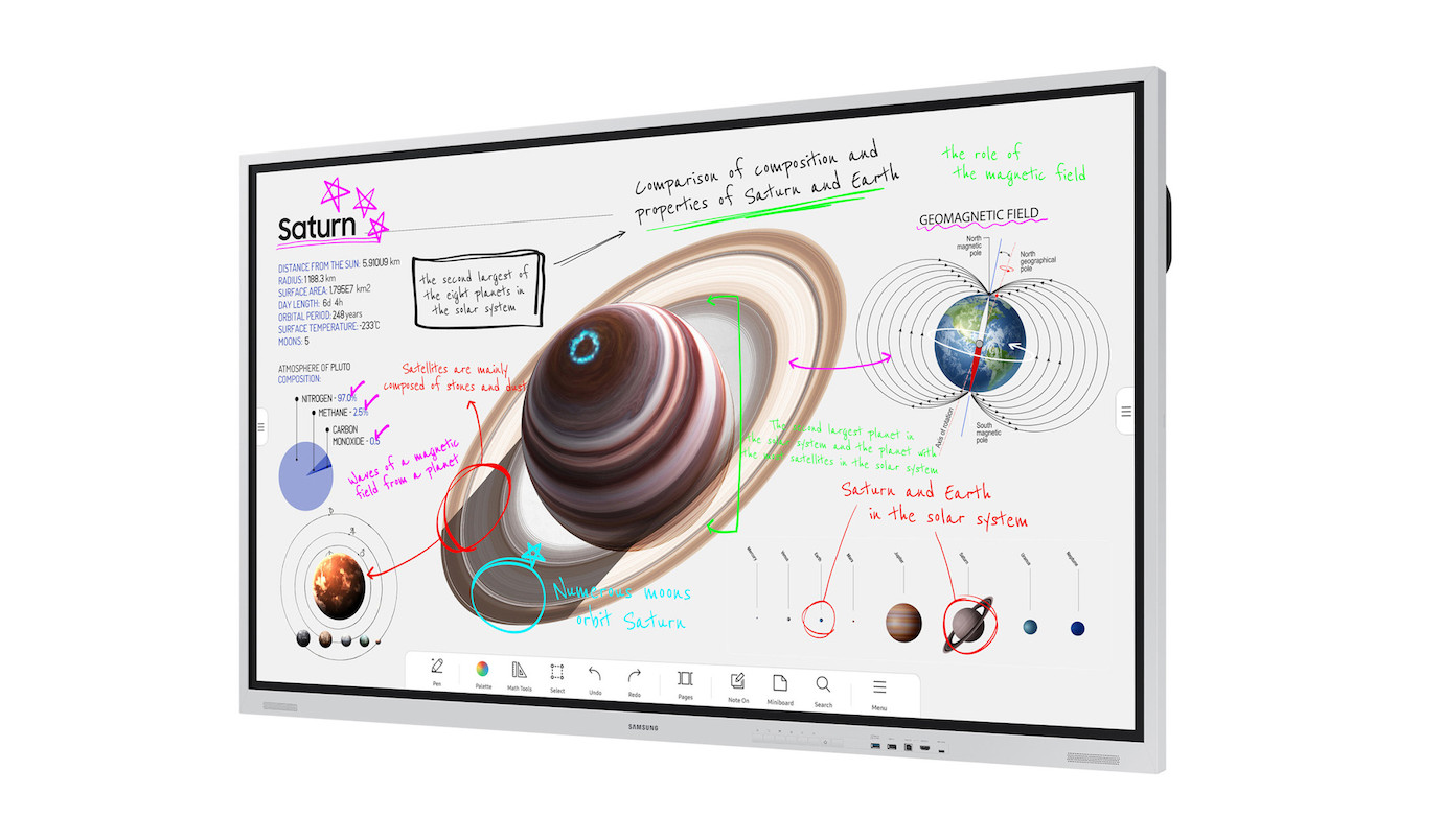 Vorschau: Samsung Flip Pro WM75B Interaktives Touchdisplay mit 4K UHD