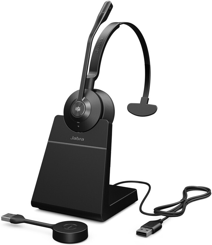 Vorschau: Jabra Engage 55 MS Mono Headset mit Basisstation, USB-A, MS Teams zertifiziert