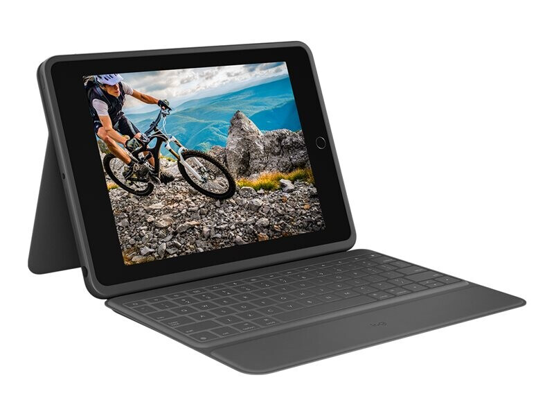 Vorschau: Logitech Rugged Folio Tastatur und Foliohülle für Apple 10.2-inch iPad (7. Generation, 8. Generation