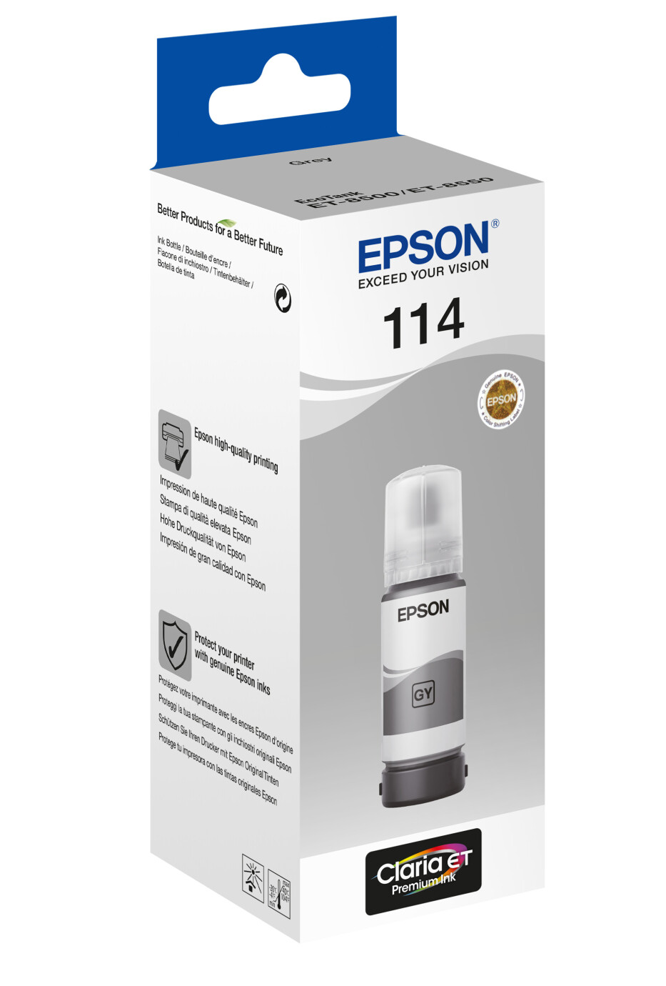 Vorschau: Epson 114 EcoTank Tintenflasche Grau