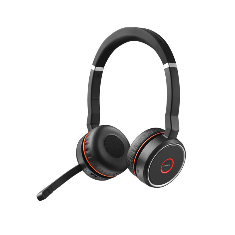 Vorschau: Jabra Evolve 75 SE Link380a MS Stereo - schnurloses Stereo HeadSet zertifiziert für Microsoft Teams