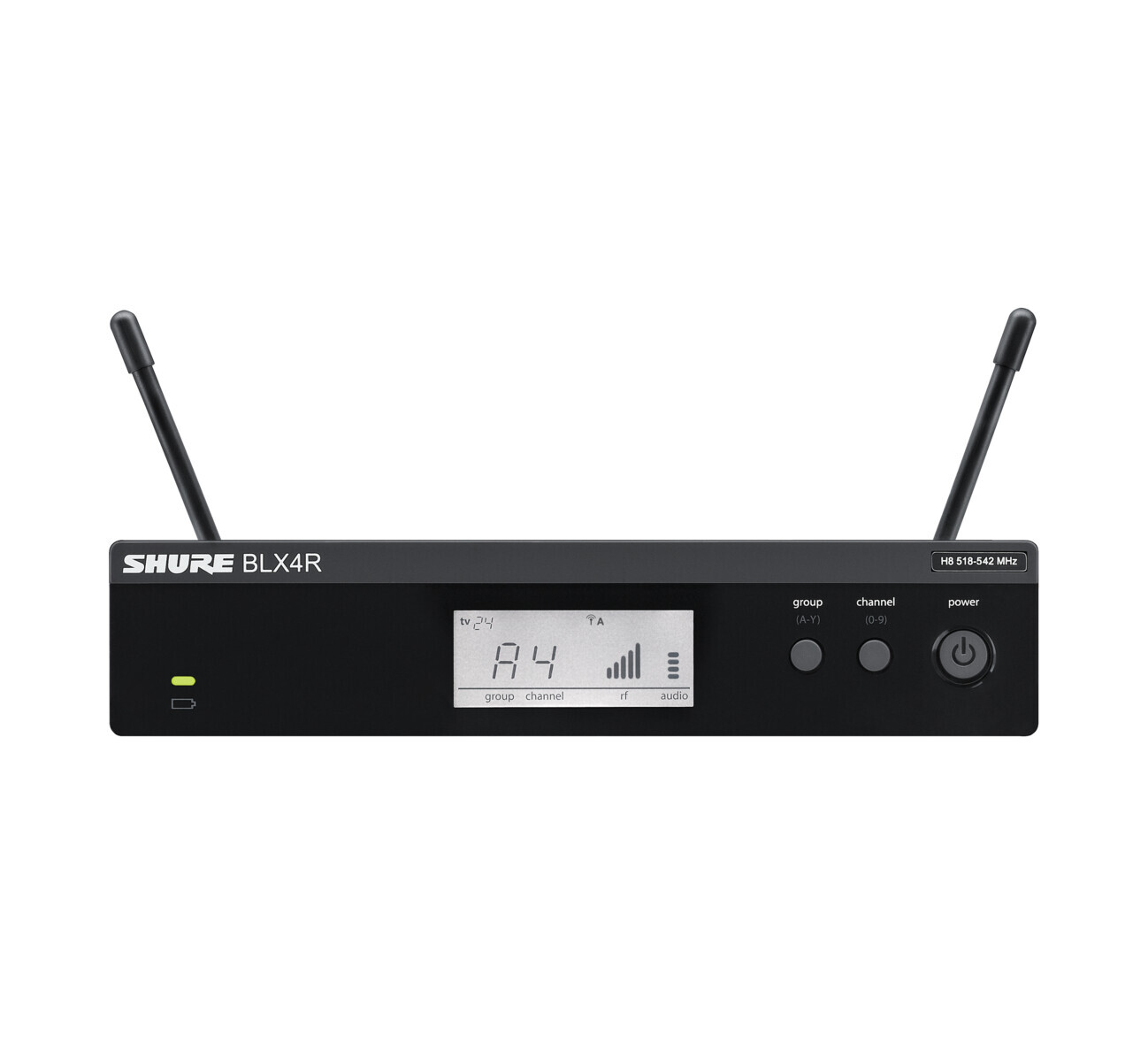 Vorschau: Shure BLX24R/SM58 Funksystem mit SM58 Mikrofon und Rackempfänger 614-638 MHz (K14)
