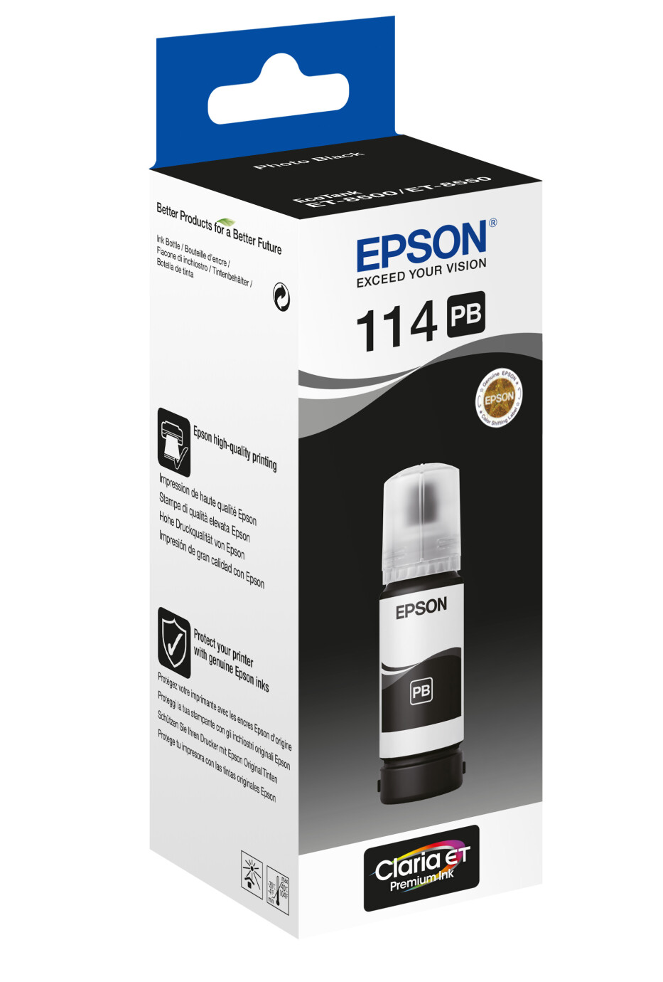 Vorschau: Epson 114 EcoTank Tintenflasche Fotoschwarz