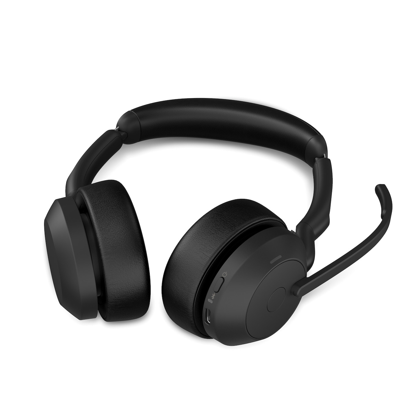 Vorschau: Jabra Evolve2 55 Link380a MS Stereo – schnurloses Stereo Headset mit USB-A zertifiziert für Microsof