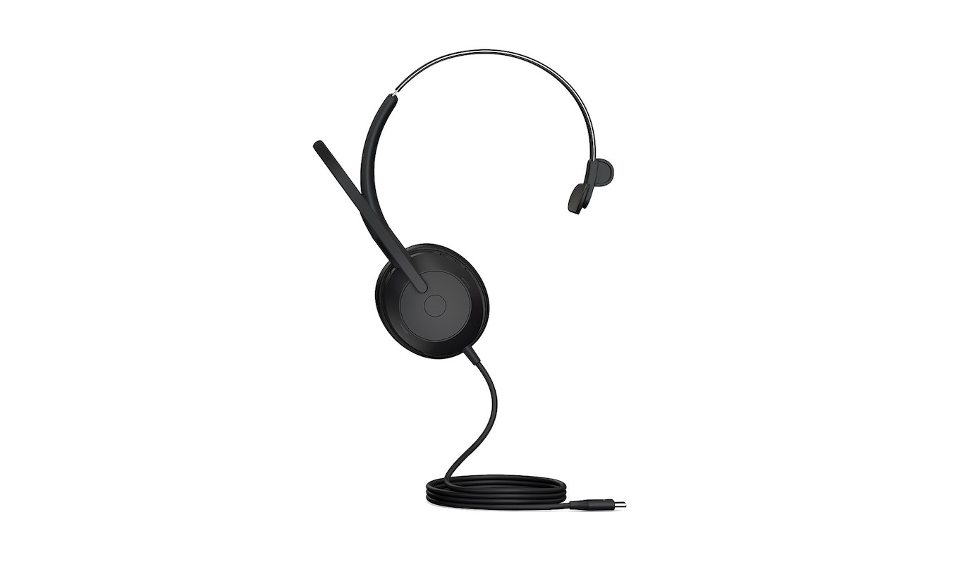 Vorschau: Jabra Evolve2 50 Link380c UC Mono – schnurgebundenes Mono Headset mit USB-C