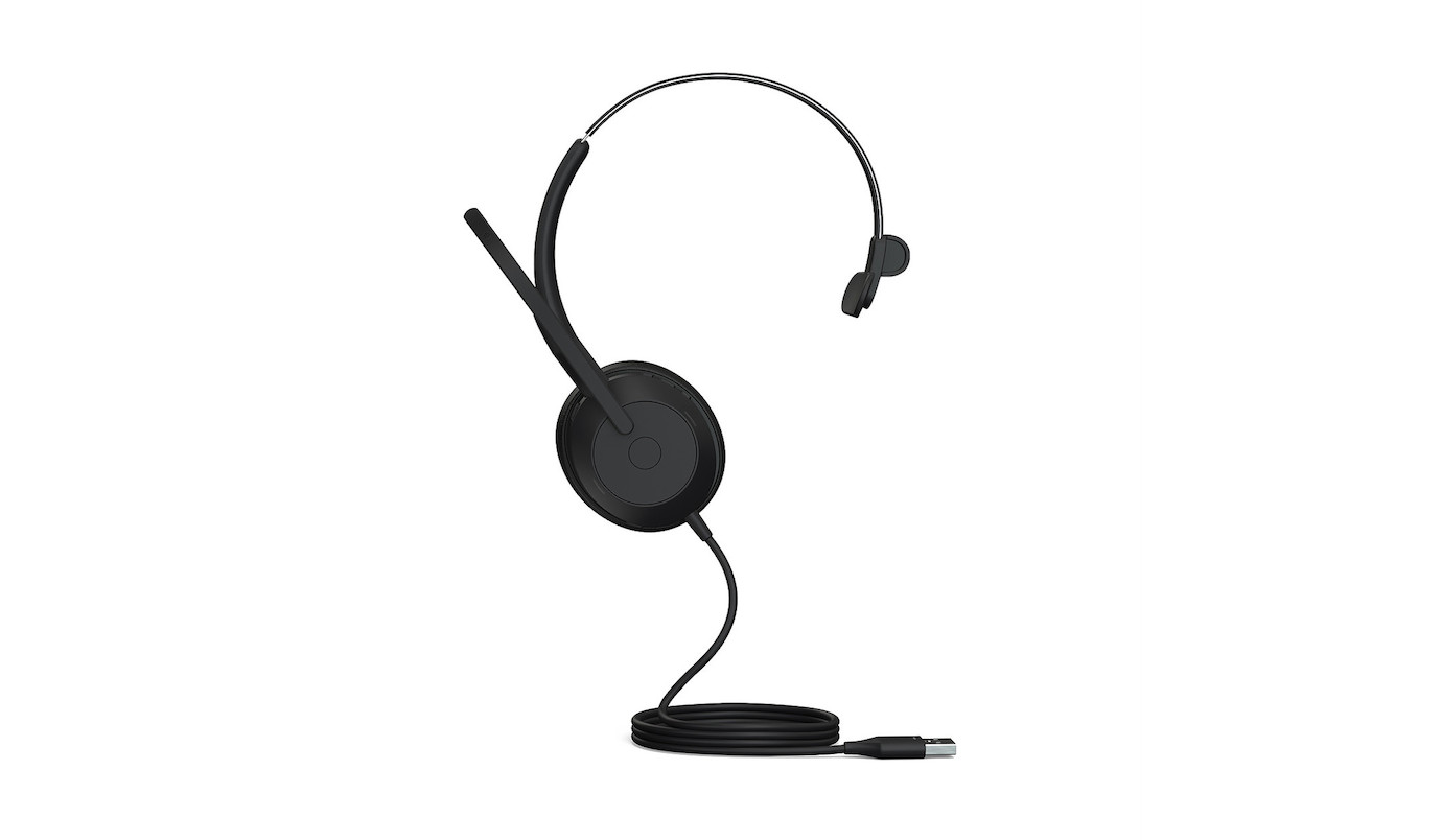 Vorschau: Jabra Evolve2 50 Link380a UC Mono – schnurgebundenes Mono Headset mit USB-A