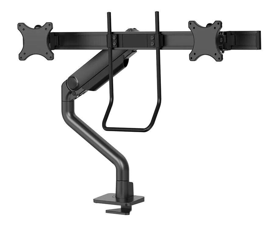 Vorschau: Neomounts DS75S-950BL2 - vollbewegliche Tischhalterung für zwei 17-27" Bildschirme - Schwarz