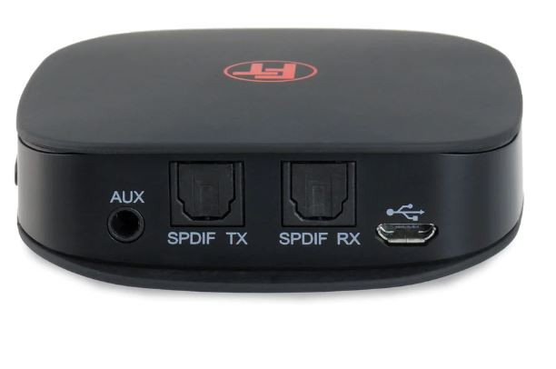 Vorschau: Feintech ABT00101 Bluetooth 5.0 Audio Sender Empfänger aptX mit Akku