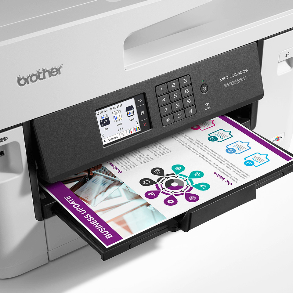 Vorschau: Brother MFC-J5340DW 4-in-1 Business-Ink Multifunktionsgerät mit EcoPro