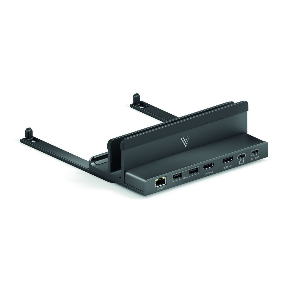 Vorschau: Vuelogic VL-DS100 USB-C Docking Stand - Multifunktionale Docking Station mit Laptop-Stand - 8K Unter