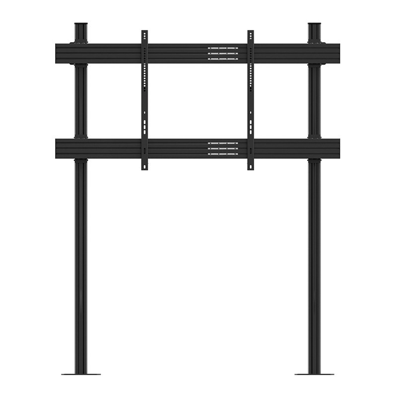 Vorschau: Hagor Standsystem mit Boden-Wand-Montage für ein 86-110" Display