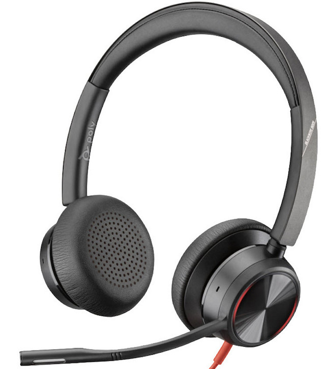 Vorschau: Poly Blackwire 8225, BW8225-M - Schnurgebundenes Stereo-Headset mit USB-C mit flexiblem Noise Cancel