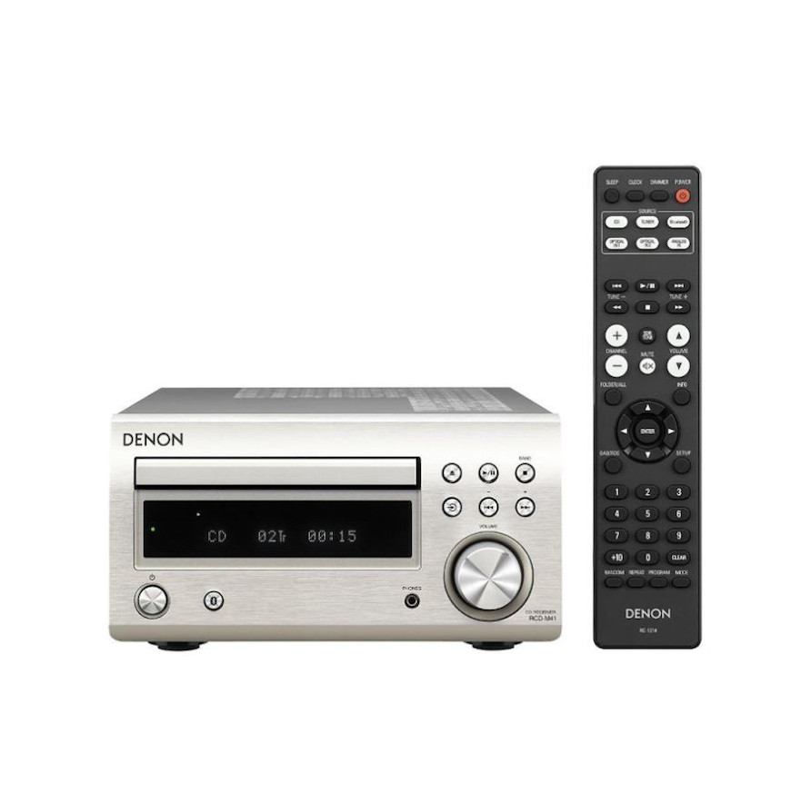 Vorschau: Denon RCD-M41 HiFi 2.1-Kanal mit 30W Verstärker, silber