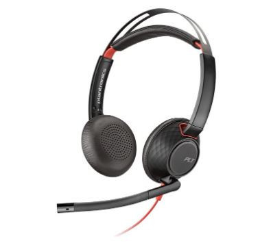 Vorschau: Poly Blackwire 5220 - Schnurgebundenes Stereo-Headset mit USB-A