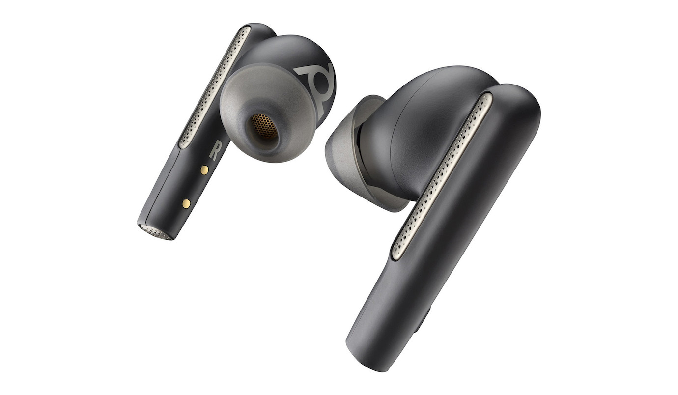 Vorschau: Poly Voyager Free 60+ UC USB-A Earbuds mit Touchscreen Ladecase, schwarz