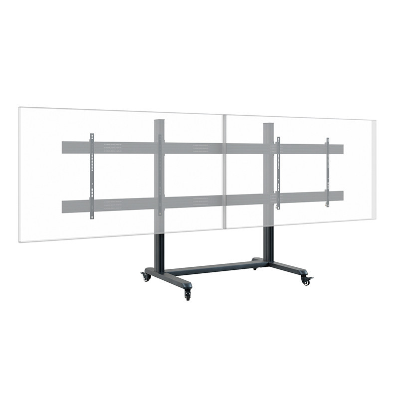 Vorschau: Hagor CPS Mobile Stand Dual mobiles Standsystem für 75 – 86“ Displays