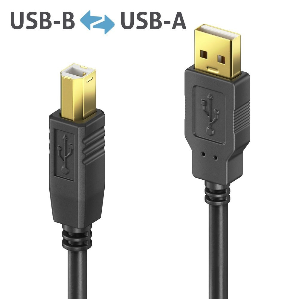 Vorschau: Purelink DS2000-100 Premium Aktives USB v2.0 USB-A / USB-B Kabel – 10,00m