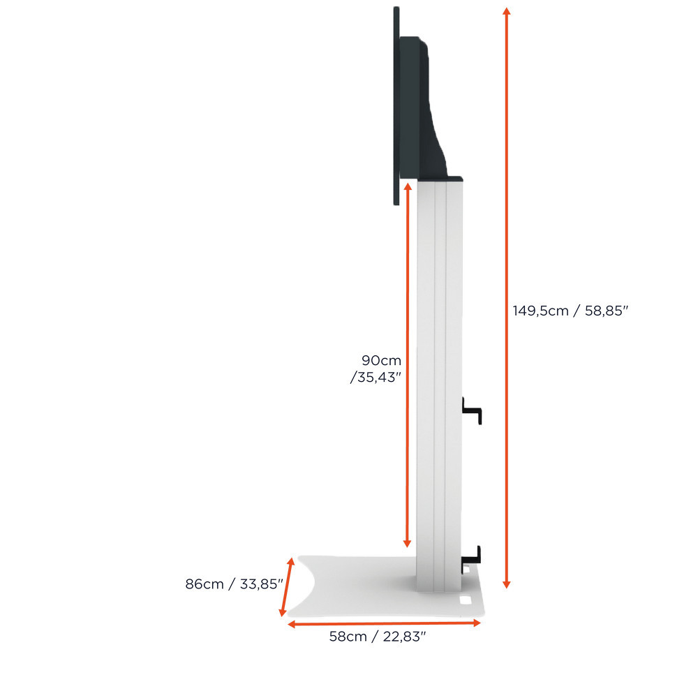 Vorschau: celexon Display-Ständer Fixed-42100P (mit Standfuß) - Demo