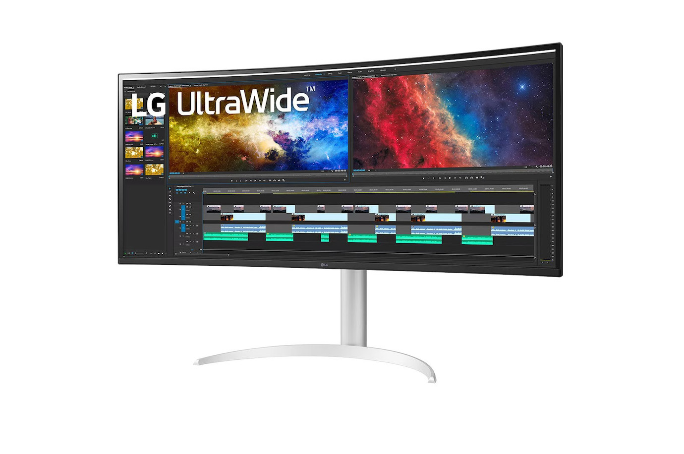 Vorschau: LG 38BQ85C-W 38" 21:9 Business Curved UltraWide™ QHD+ (3.840 x 1.600) IPS Monitor