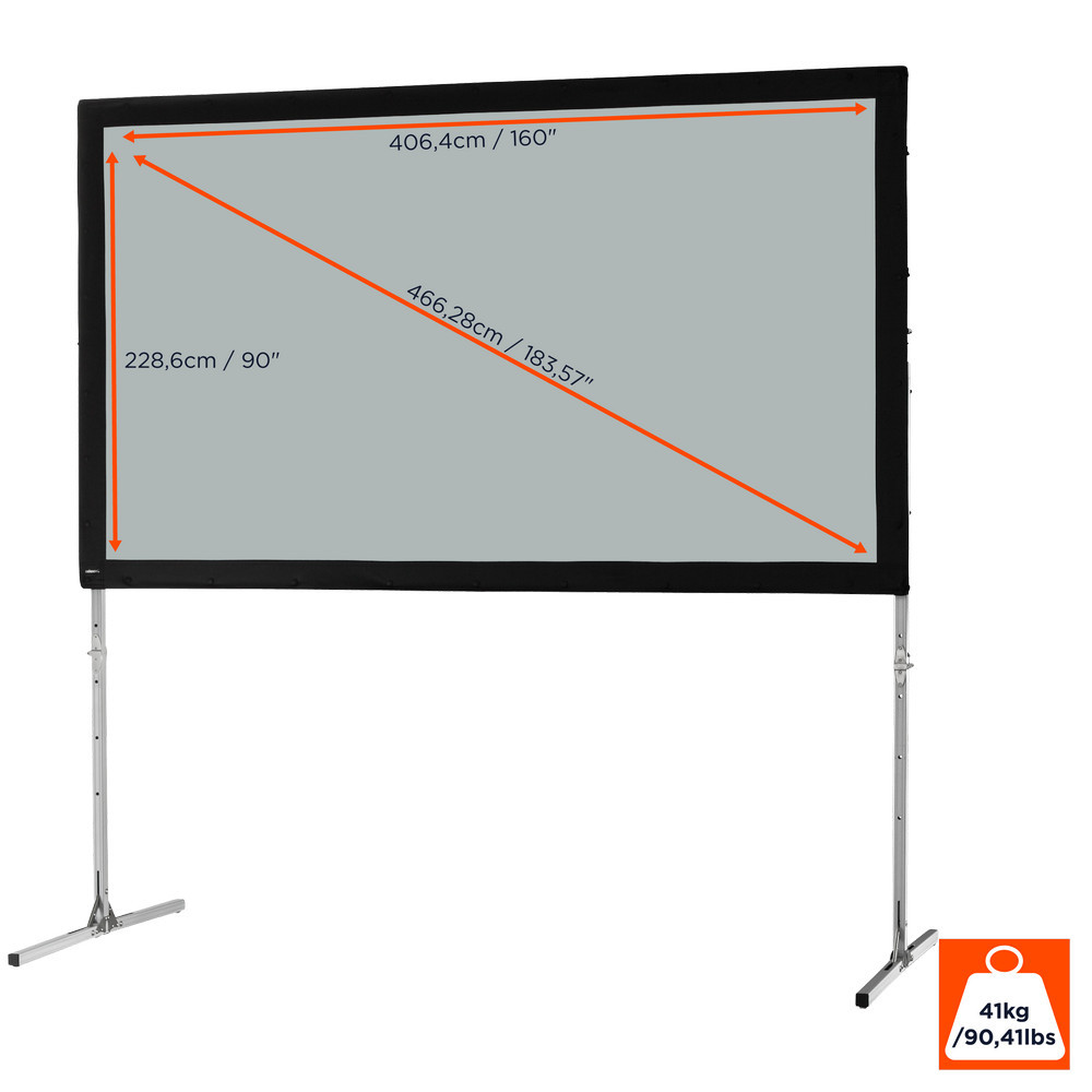 Vorschau: celexon Faltrahmen Leinwand Mobil Expert 406 x 228cm, Rückprojektion - Demoware