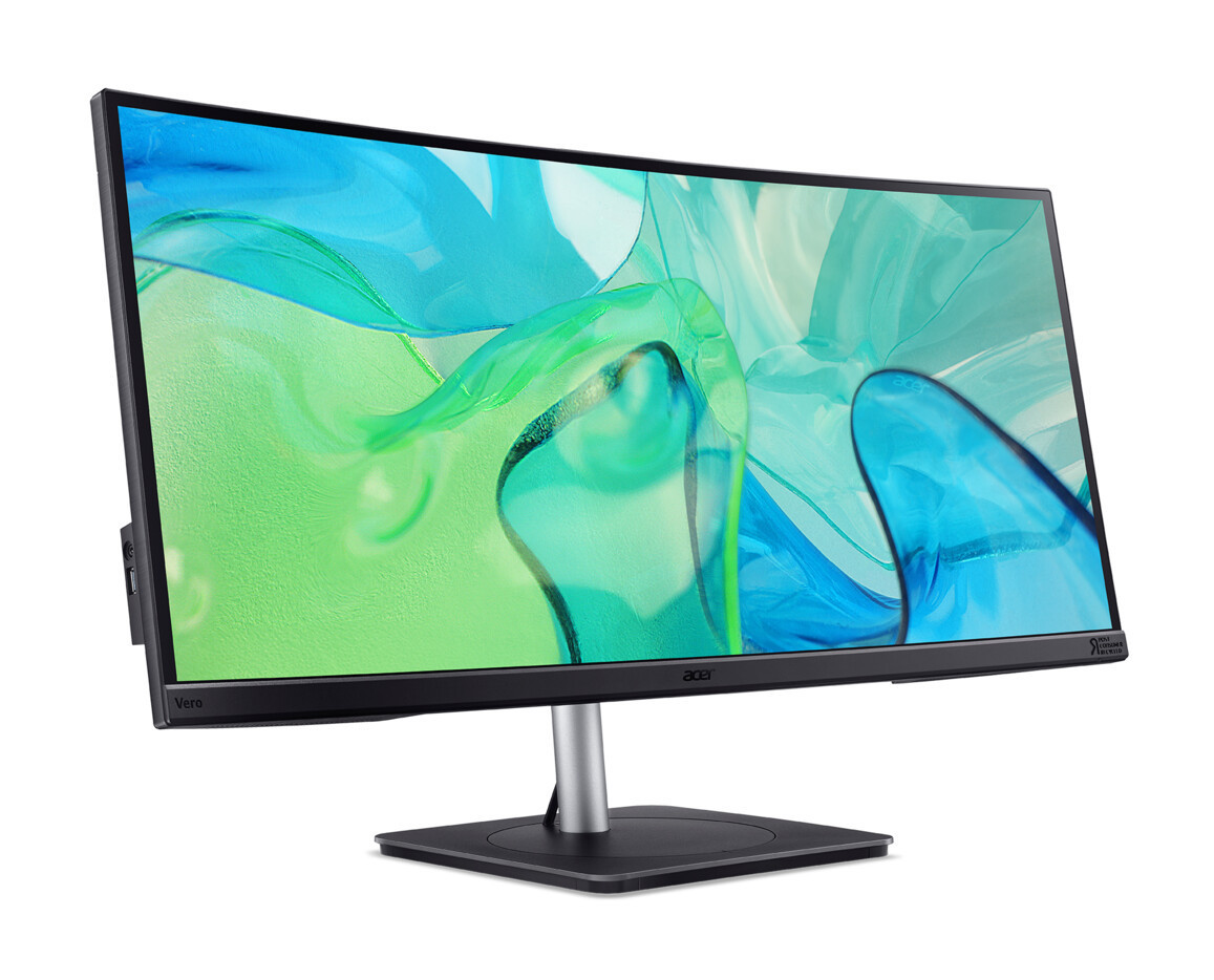 Vorschau: Acer Vero CB343CURbemiiphuzx 34" Monitor mit Typ-C Dock mit 140W Ladeleistung