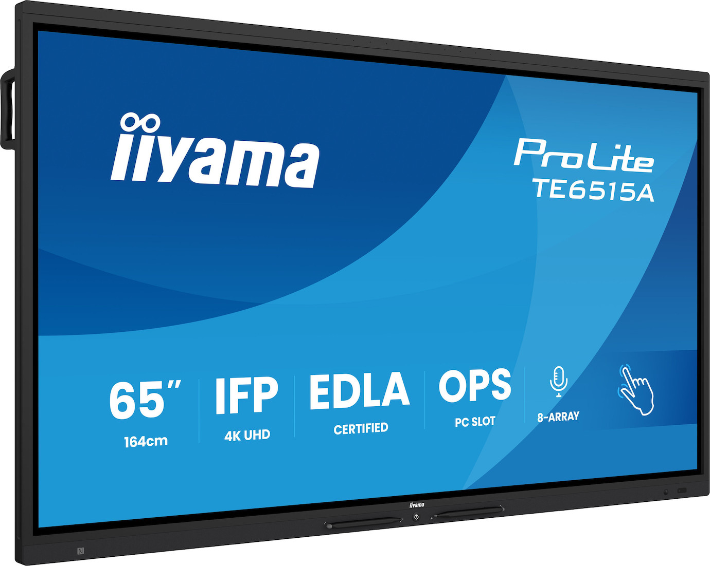 Vorschau: iiyama ProLite TE6515A-B1AG 65" 4K UHD Google EDLA-zertifiziertes interaktives Display