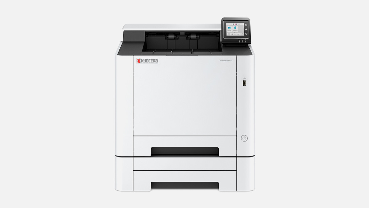 Vorschau: Kyocera ECOSYS PA2600cwx Laser-Farbdrucker mit kabelloser Netzwerkverbindung für das Büro