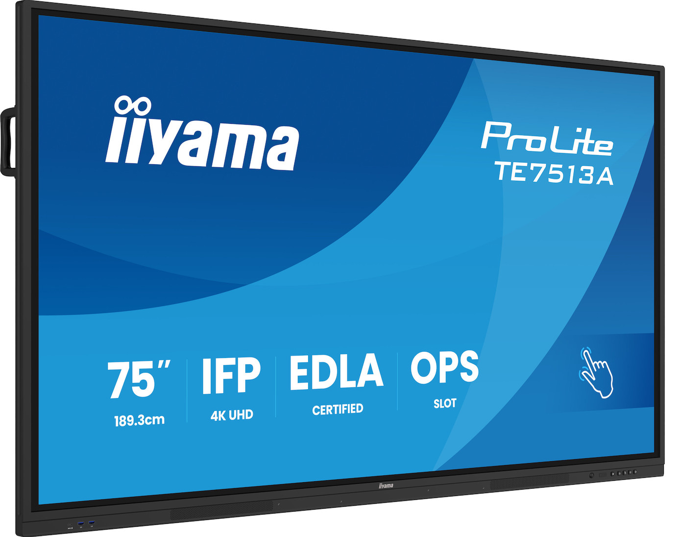 Vorschau: iiyama ProLite TE7513A-B1AG 75" interaktives und Google EDLA-zertifiziertes Display