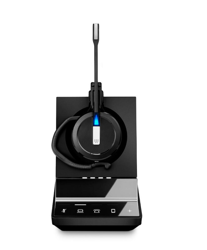 Vorschau: EPOS IMPACT SDW 5015 - kabelloses USB-A Mono DECT-Headset mit Basisstation