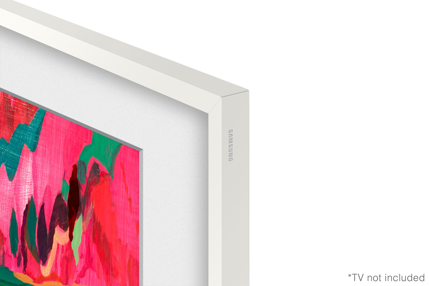 Vorschau: Samsung 65“ Rahmen Modern für The Frame und The Frame Pro in Weiß