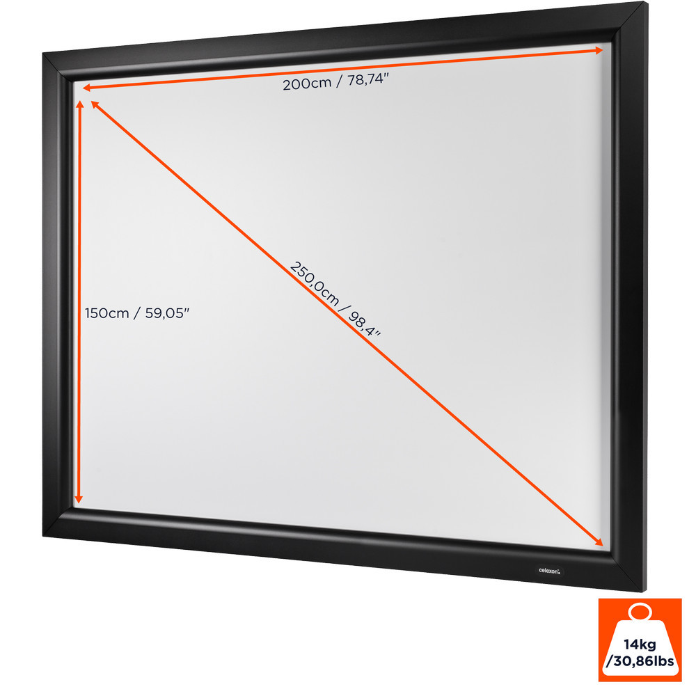 Vorschau: celexon HomeCinema Frame 200 x 150 cm