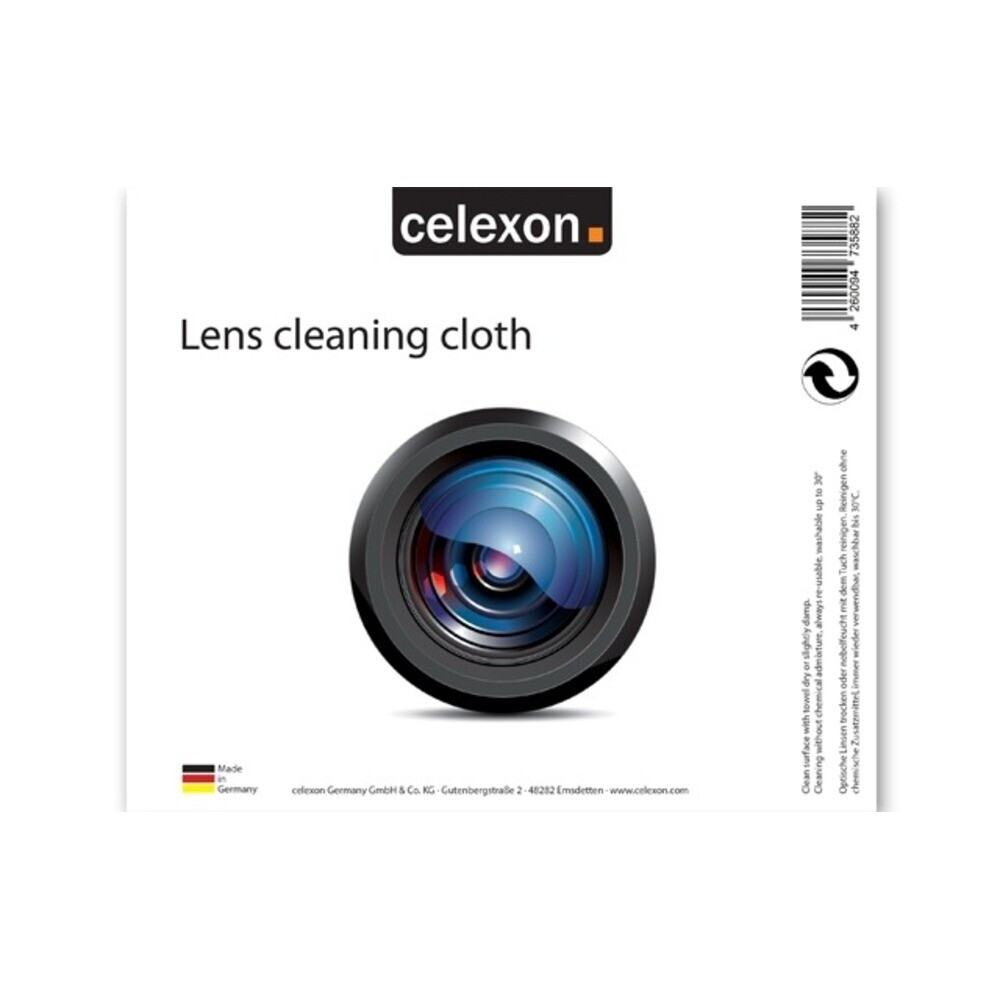 Vorschau: celexon Reinigungstuch für optische Linsen und Gläser