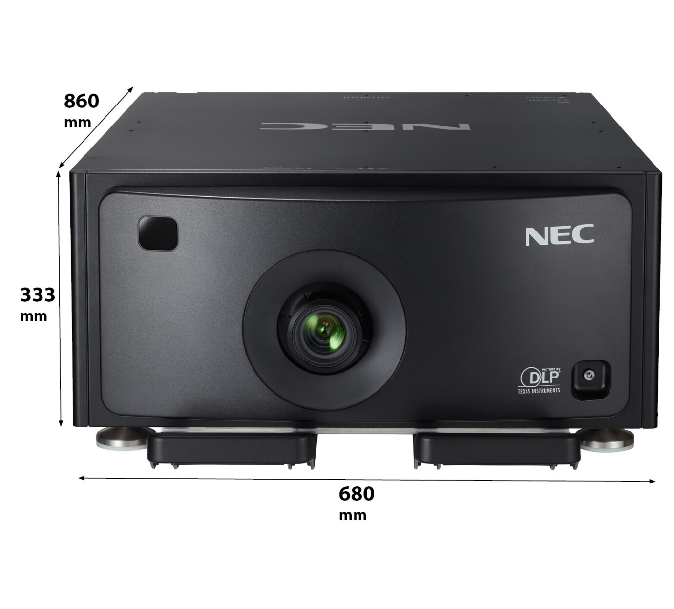 Vorschau: NEC PH1202HL Installationsbeamer mit 12000 ANSI-Lumen und Full-HD Auflösung