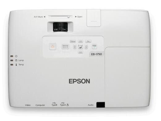 Vorschau: Epson EB-1750 Mobiler Beamer mit 2600 ANSI-Lumen und XGA Auflösung