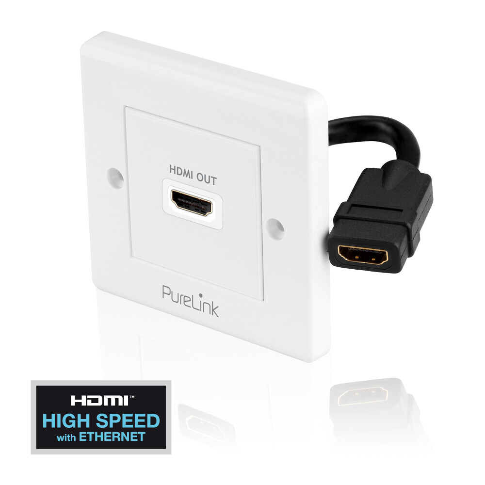 Vorschau: PureLink HDMI Wanddose - Basic+ Series - v1.3 - 1-fach