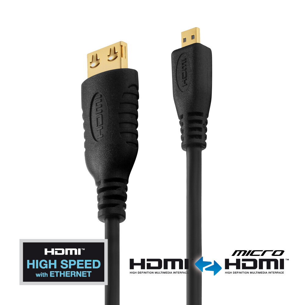 Vorschau: PureLink HDMI/Micro HDMI Kabel - PureInstall 1,00m