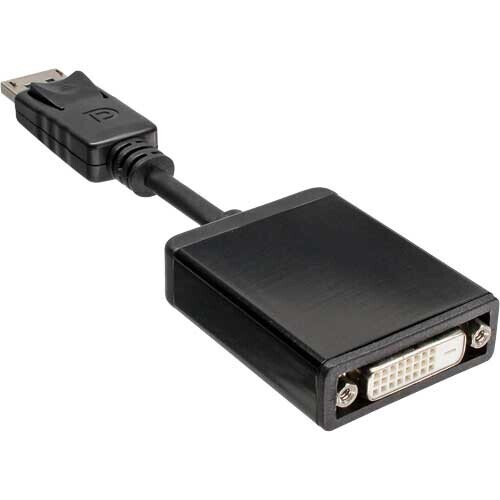 Vorschau: InLine DisplayPort Adapterkabel, DisplayPort Stecker auf DVI-D 24+1 Buchse schwarz, 0,15m