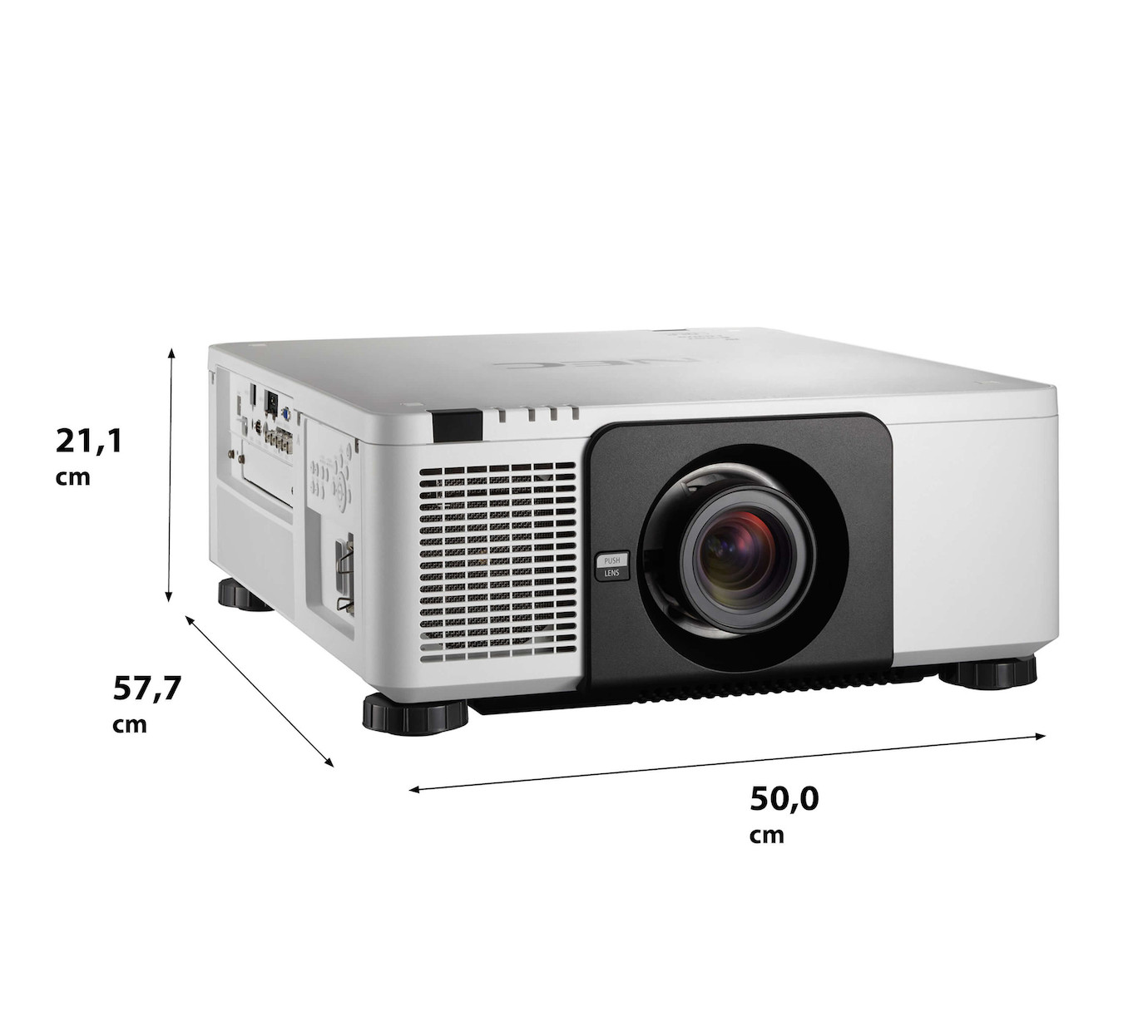 Vorschau: NEC PX1004UL-WH (mit Objektiv NP18ZL) Beamer mit 10000 ANSI-Lumen und WUXGA Auflösung