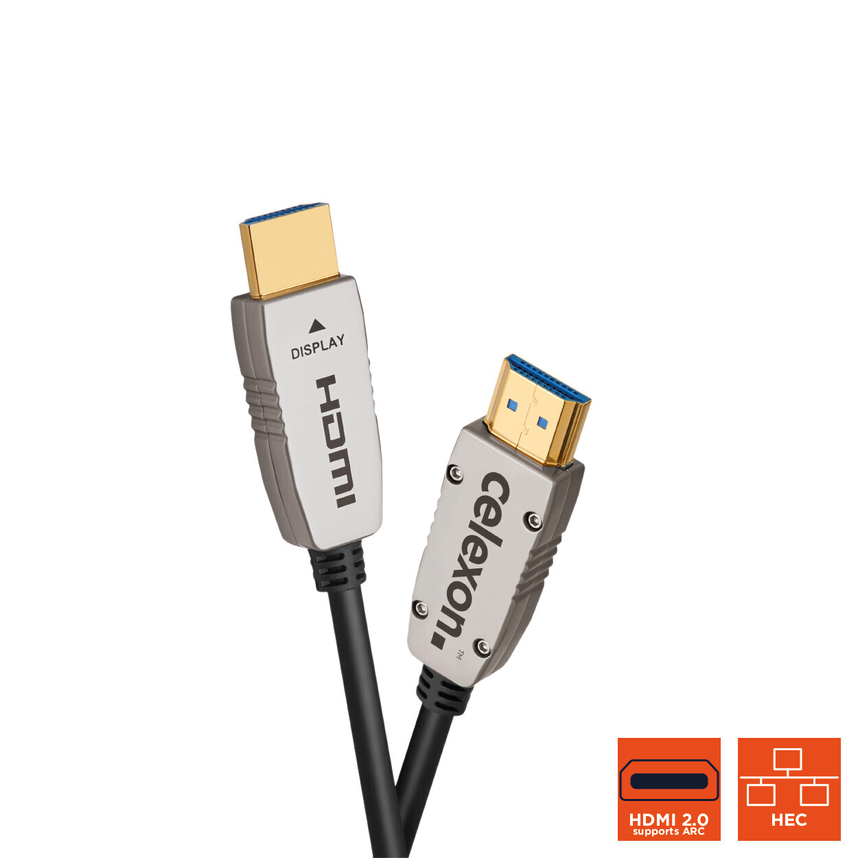 Vorschau: celexon UHD Optical Fibre HDMI 2.0b Active Kabel 25m, schwarz