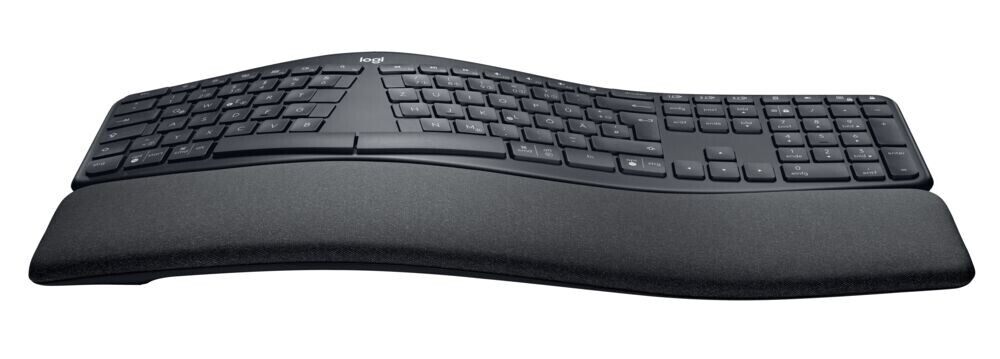 Logitech Ergo K860 Tastatur - kabellos, ergonomisch, schwarz