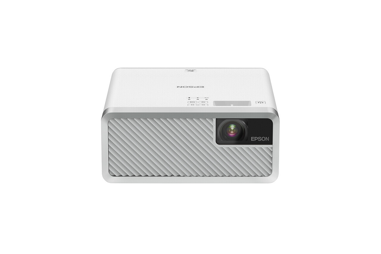 Epson EF-100W weiß mobiler Laserbeamer Android TV - WXGA Auflösung