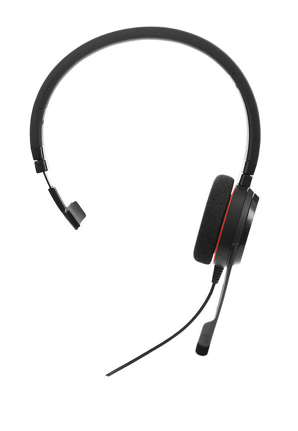Jabra Evolve 20 UC Mono - Schnurgebundenes Mono-Headset für VoIP-Softphone