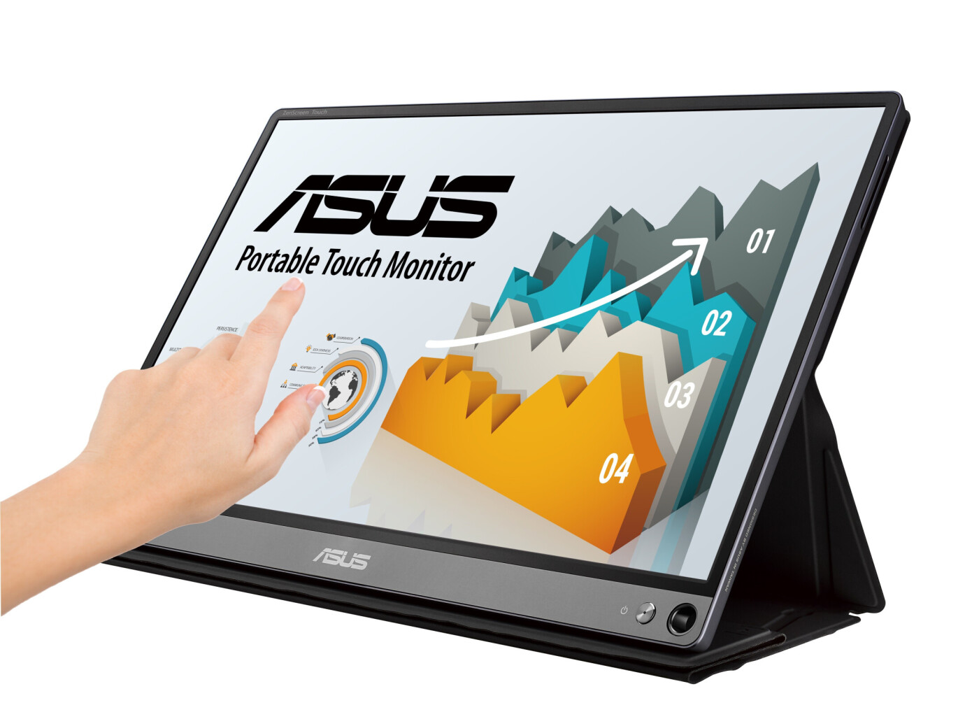 Asus ZenScreen MB16AMT tragbarer 16'' Bildschirm mit Full-HD Auflösung