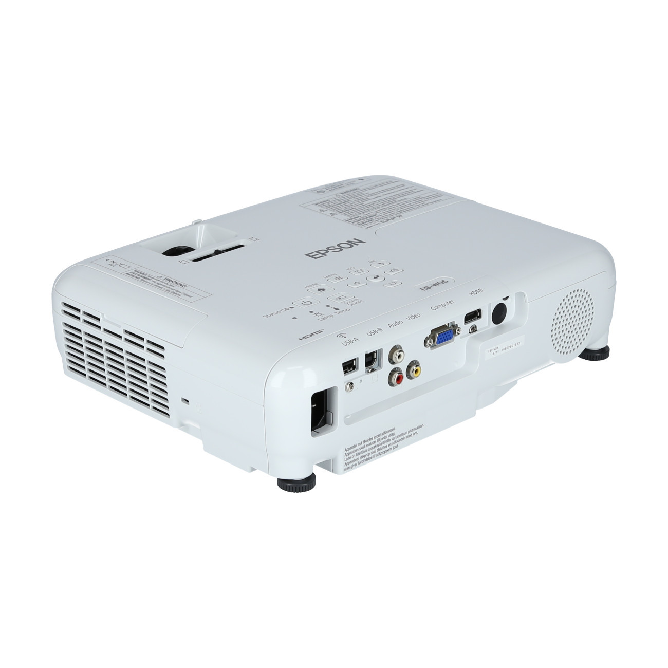 Vorschau: Epson EB-W06 Businessbeamer mit 3700 Lumen und WXGA