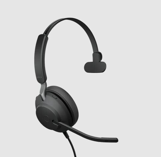 Vorschau: Jabra Evolve2 40 - Schnurgebundenes Mono Headset mit USB-A für Microsoft Teams