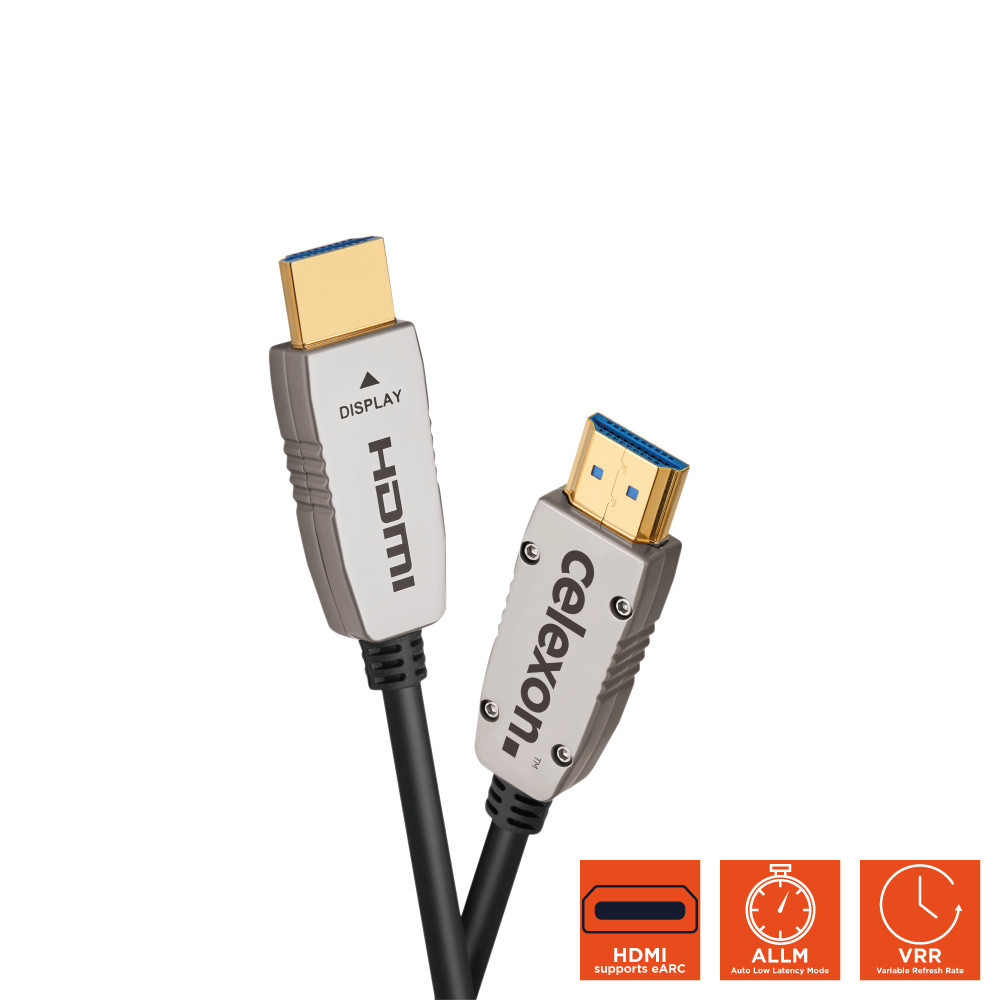 Vorschau: celexon HDMI Glasfaserkabel 48Gbps - 30m, schwarz